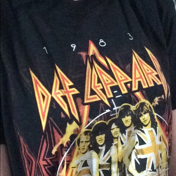 Vintage Def Leppard Band Shirt - Picture 3 of 4